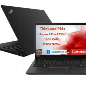 Lenovo ThinkPad P14sFHD IPS 16GB 512GB SSD Win 11 OFFICE RYZEN 7