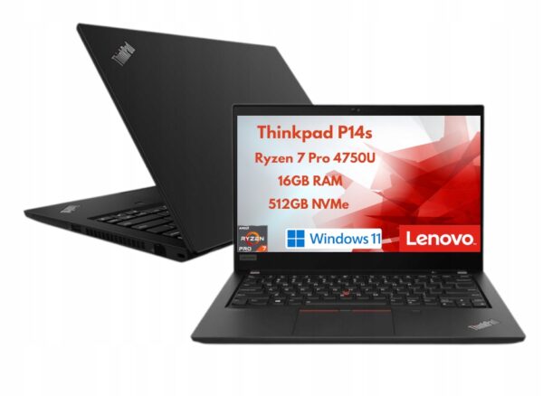 Lenovo ThinkPad P14sFHD IPS 16GB 512GB SSD Win 11 OFFICE RYZEN 7