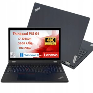Stacja robocza Lenovo ThinkPad P1532GB1TB SSD INTEL I7NVIDIAOFFICE