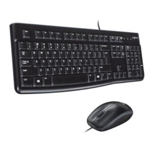 Zestaw przewodowy klawiatura mysz Logitech Desktop MK120 N US czarny