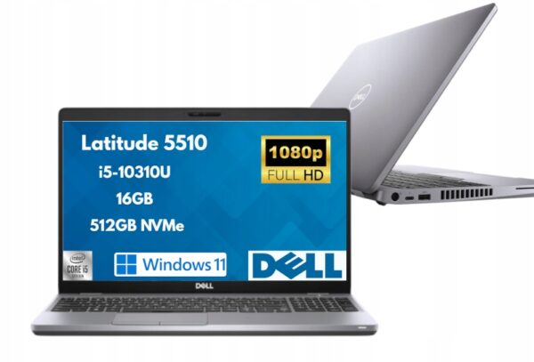 Laptop Dell Latitude 5510 PEREŁKAi5-10310U 16GB 1TB SSD FHDPL LEDW11
