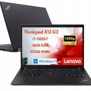 Laptop Lenovo X13 G2 PEREŁKA i7-1185G7 16GB 512 SSDPL LED FHD DOTYK Win11
