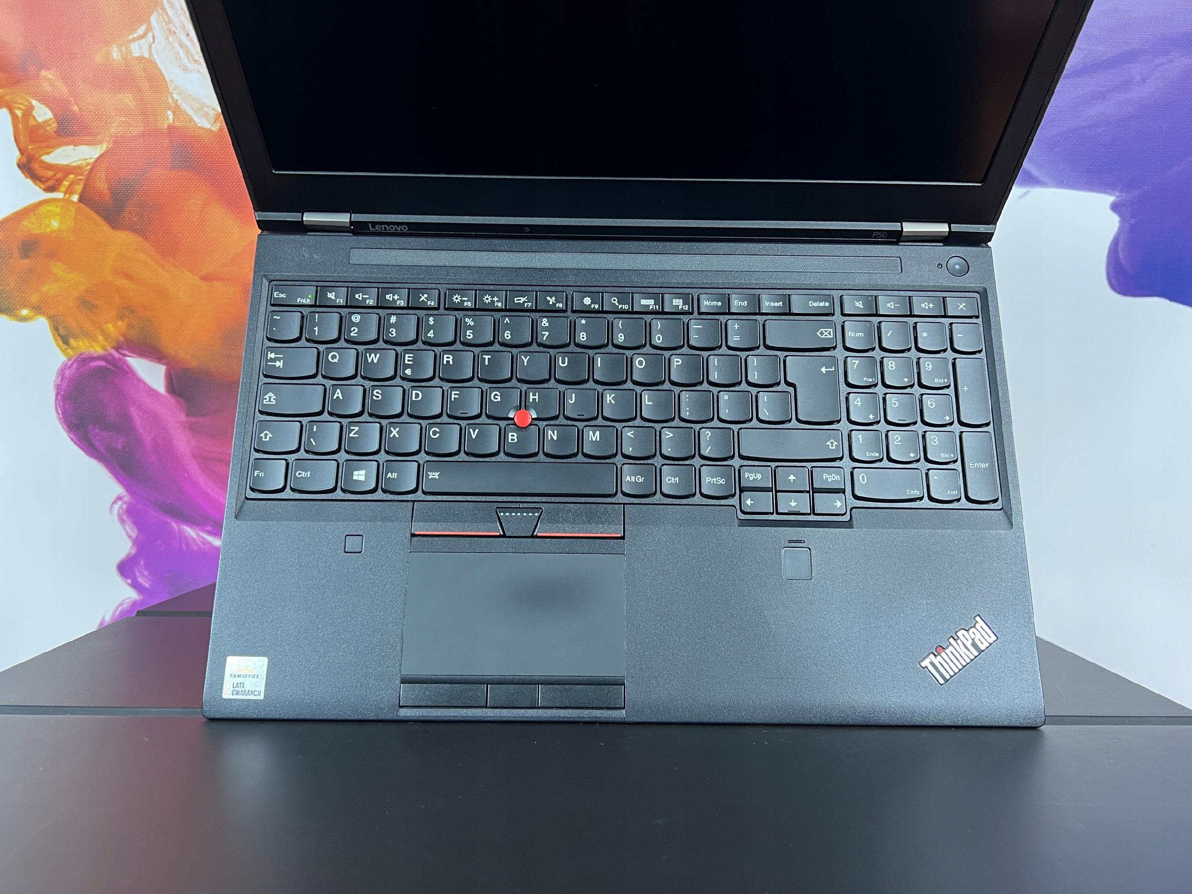 Lenovo ThinkPad P50 i7 15.6 16GB 512GB SSD FullHD Office NVIDIA Windows 11 - obrazek 3