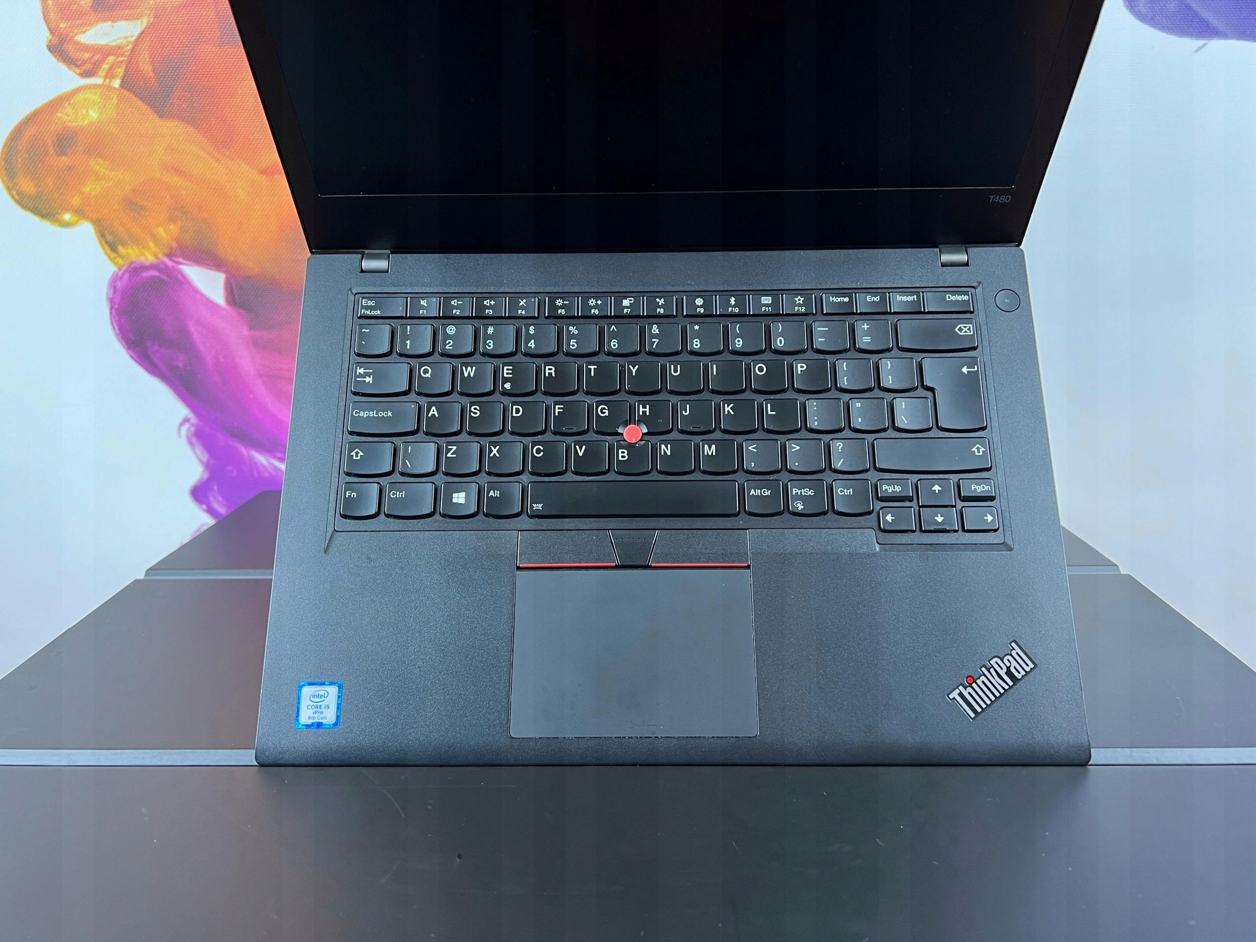 Lenovo ThinkPad T480 i5-8350U 8GB 256GB SSD FullHD Klasa A Windows 11 - obrazek 7
